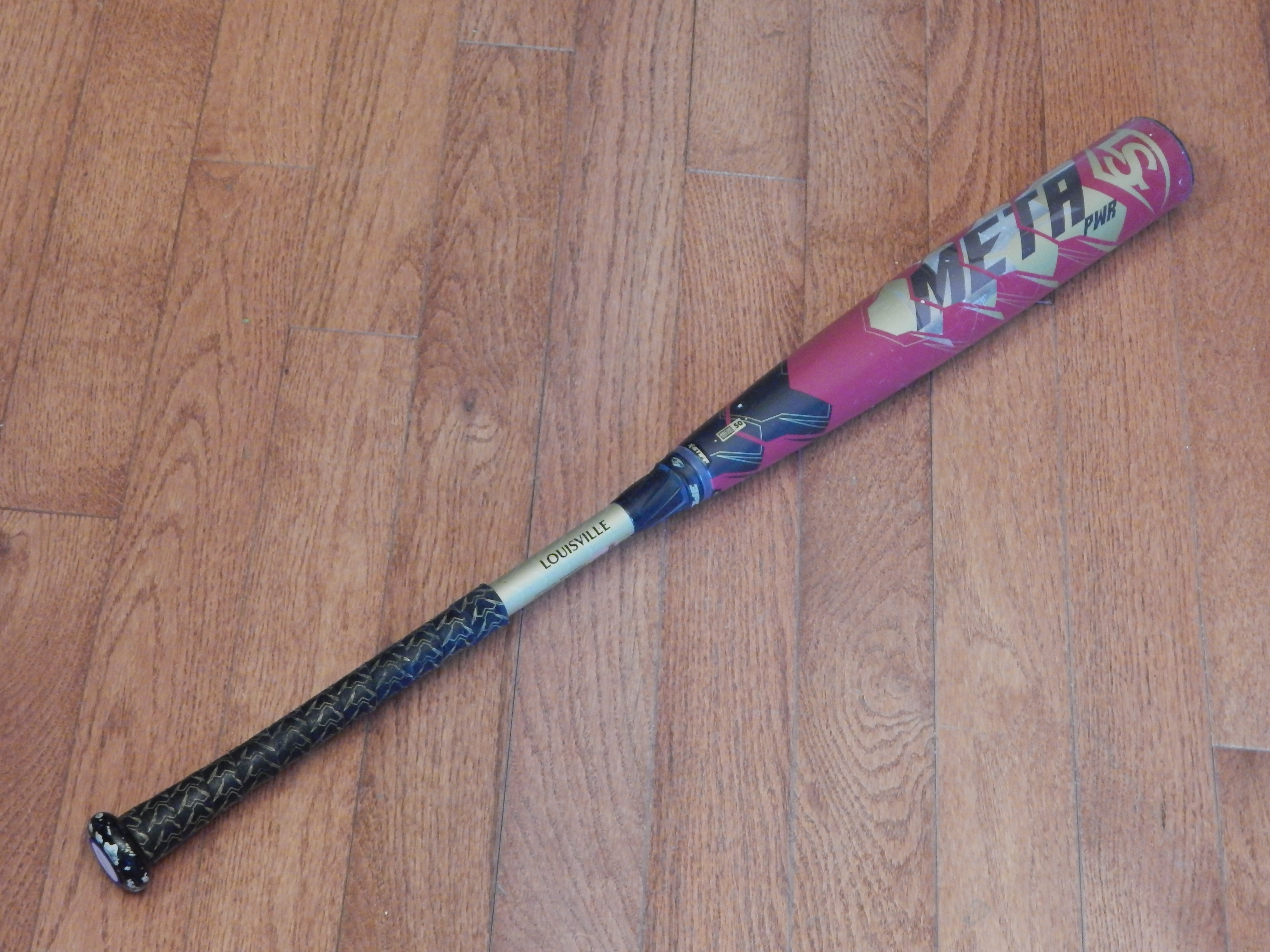 Used Louisville Slugger Meta PWR 33 inch BBCOR Baseball Bat