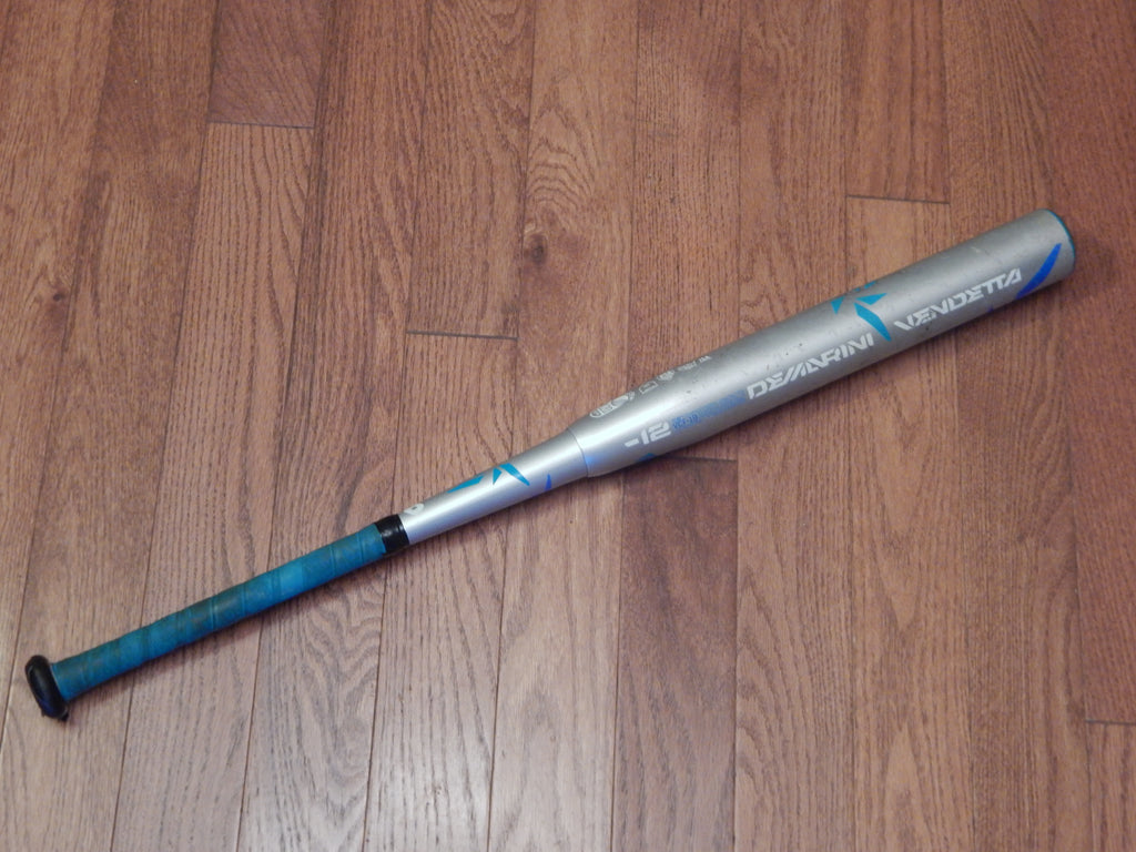 Used DeMarini Vendetta 32 inch, -12 Fastpitch Softball Bat