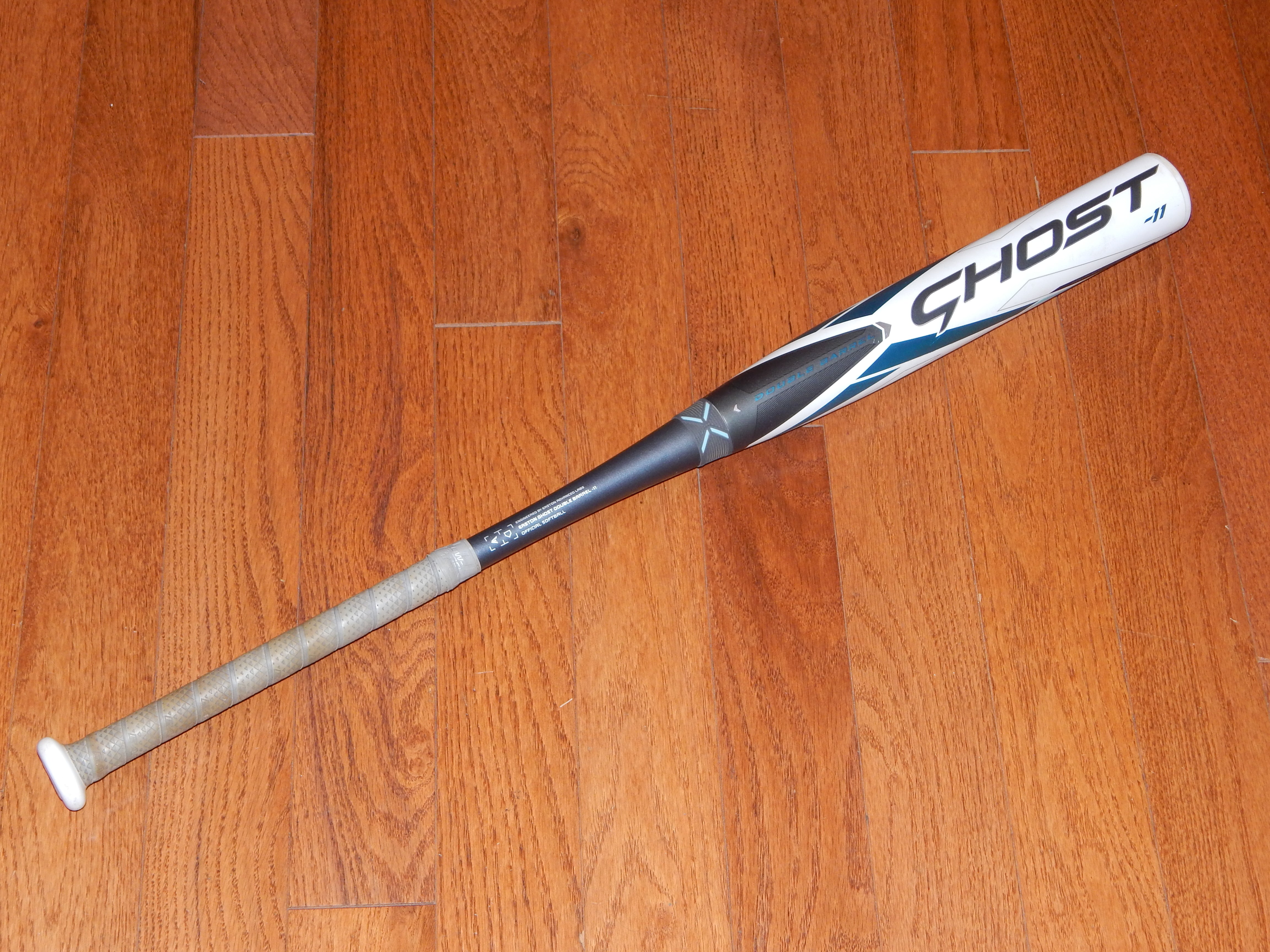 Used Easton Ghost Double Barrel 32 inch, -11 Fastpitch Softball Bat